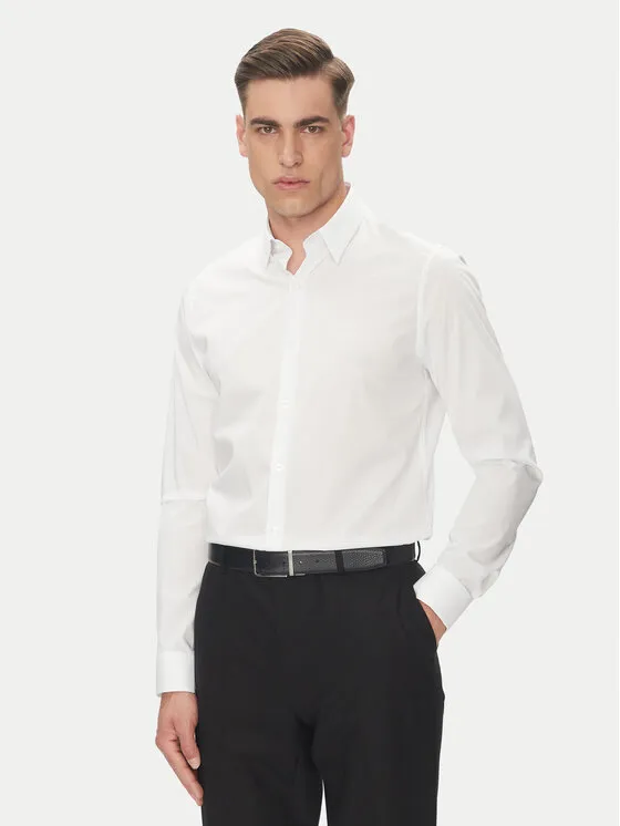 Hemd · Weiß · Slim Fit