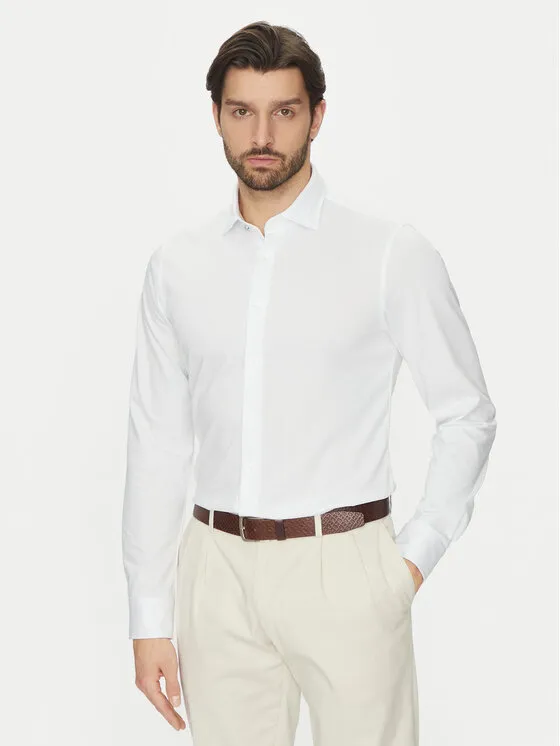 Hemd · Weiß · Slim Fit