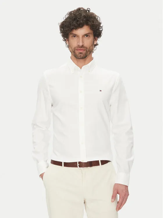 Hemd · Weiß · Slim Fit