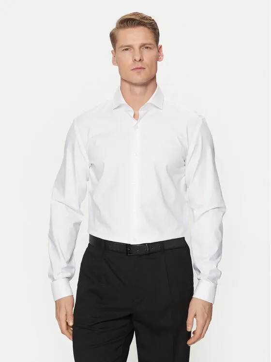 Hemd · Weiß · Slim Fit