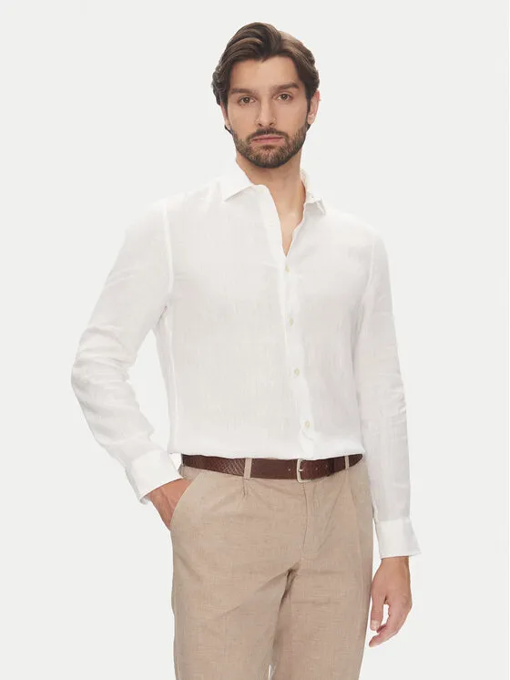 Hemd · Weiß · Slim Fit
