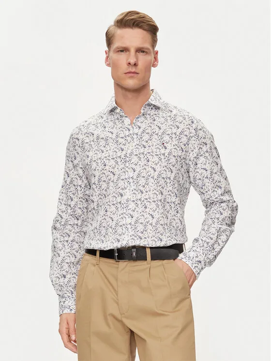 Hemd · Weiß · Slim Fit