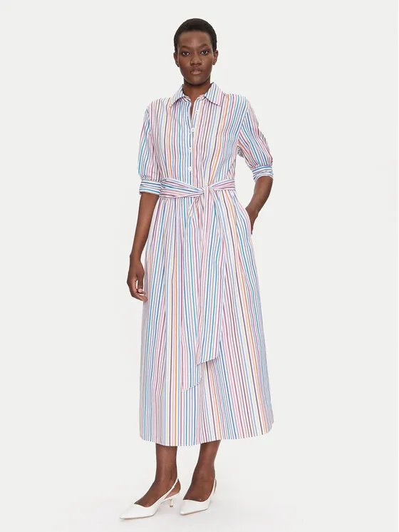 Hemdkleid · Bunt · Midi