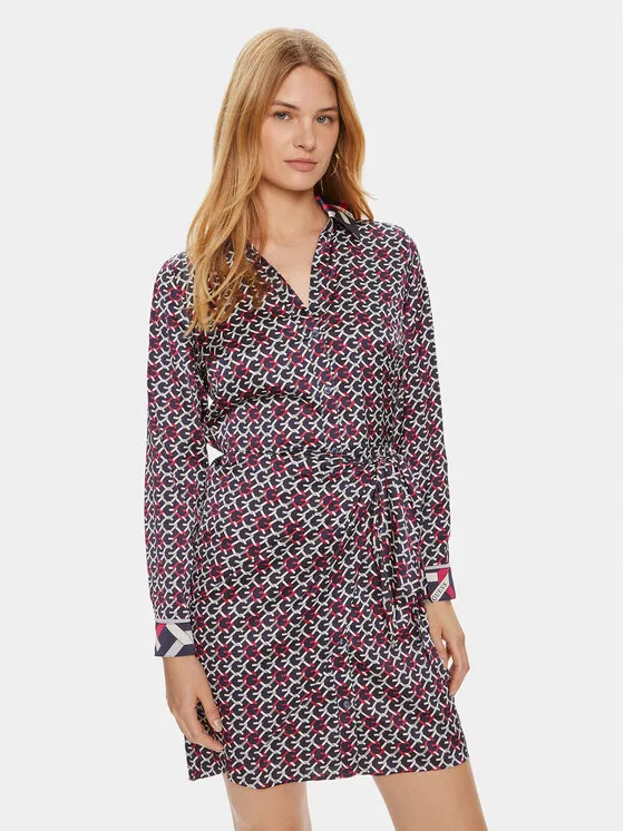 Hemdkleid · Bunt · Mini