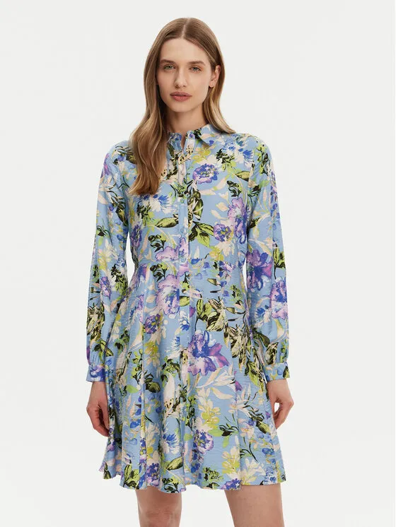 Hemdkleid · Bunt · Mini