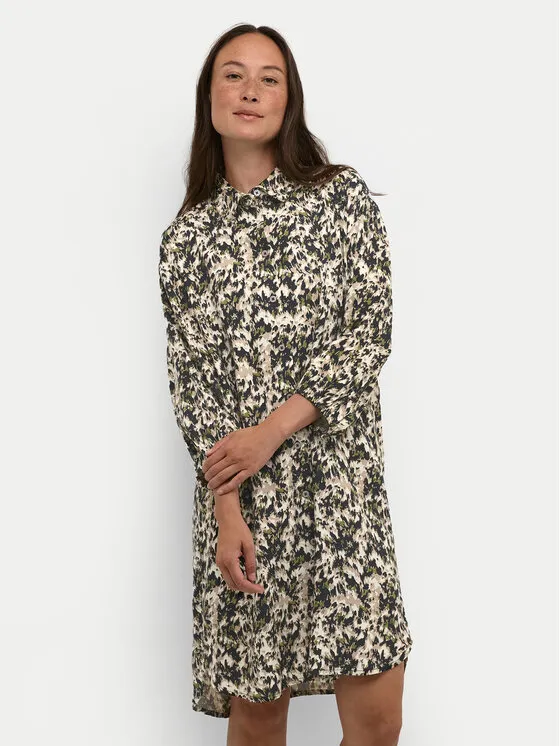 Hemdkleid · Bunt · Mini