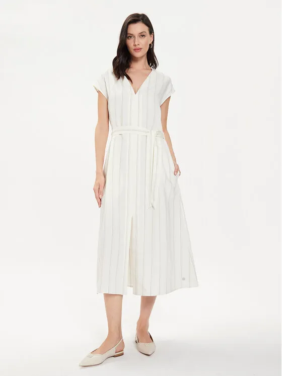 Hemdkleid · Écru · Midi