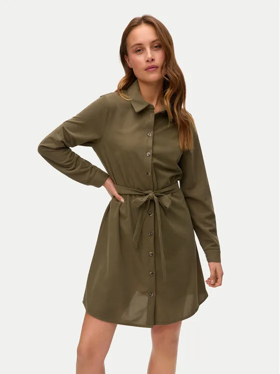 Hemdkleid · Grün · Mini