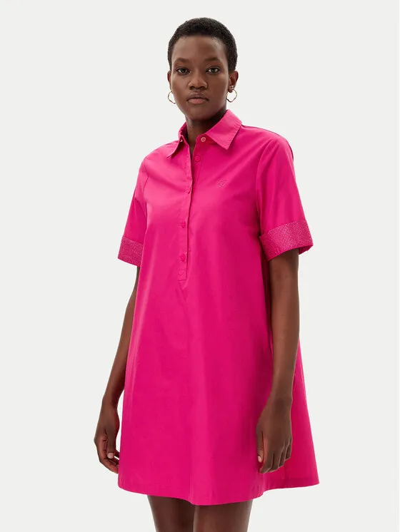 Hemdkleid · Rosa · Mini