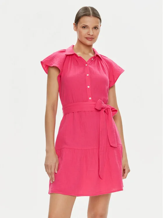 Hemdkleid · Rosa · Mini