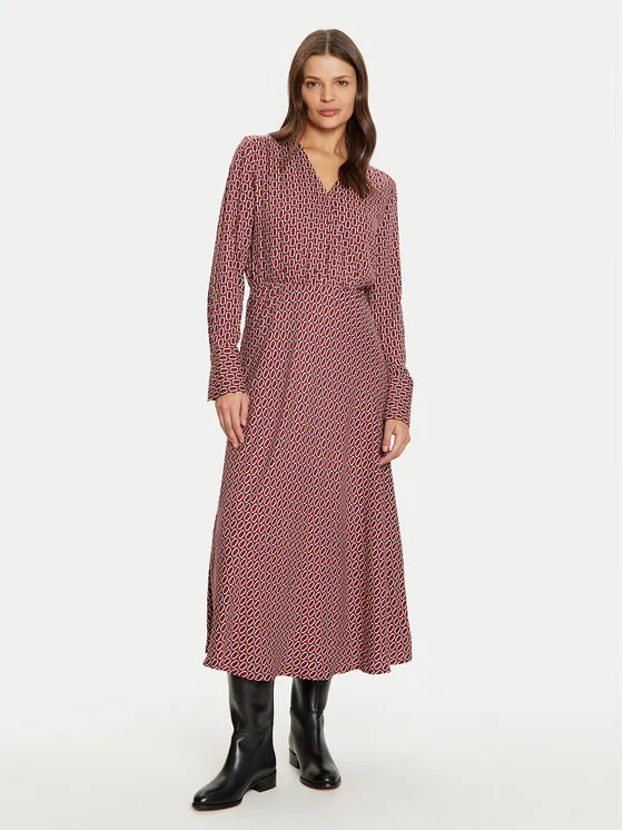 Hemdkleid · Rot · Midi