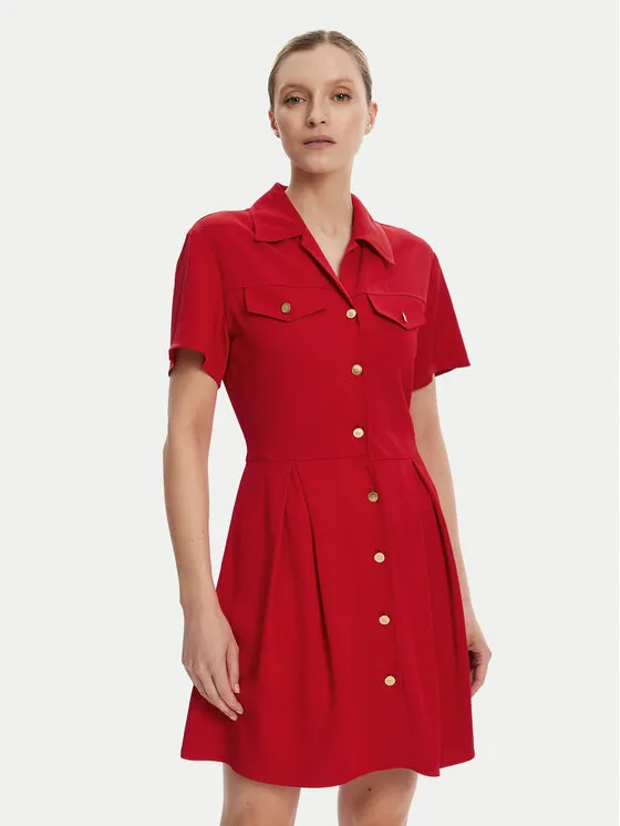 Hemdkleid · Rot · Mini