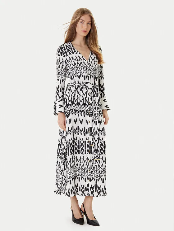 Hemdkleid · Weiß · Midi