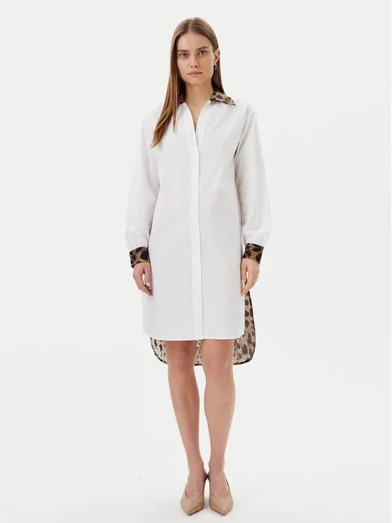 Hemdkleid · Weiß · Mini
