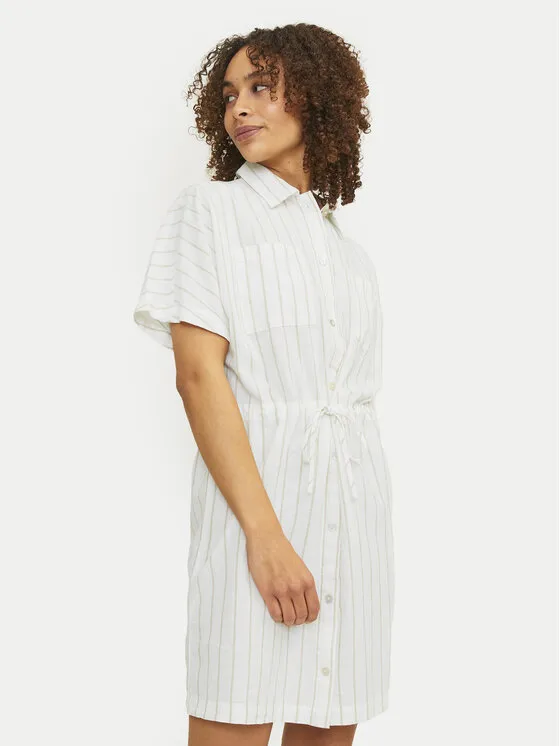 Hemdkleid · Weiß · Mini