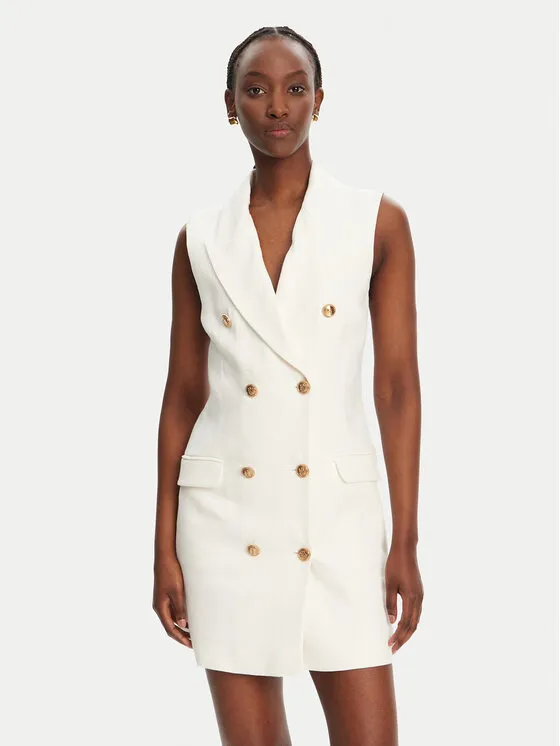 Hemdkleid · Weiß · Mini