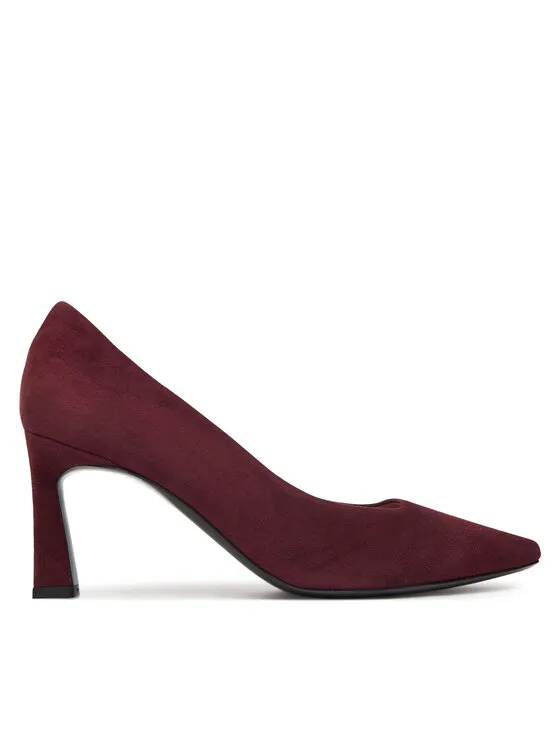 High Heels · Dunkelrot · 8 cm