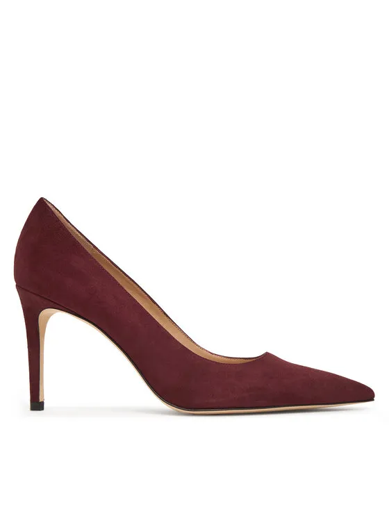 High Heels · Dunkelrot · 9 cm