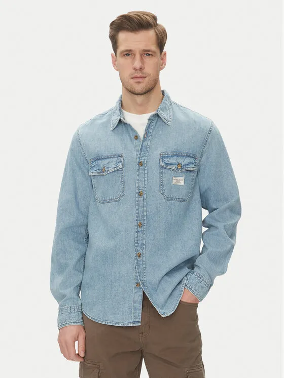 Jeanshemd · Blau · Regular Fit