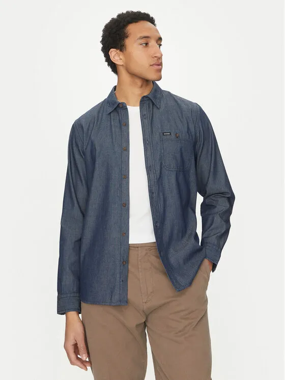 Jeanshemd · Dunkelblau · Regular Fit