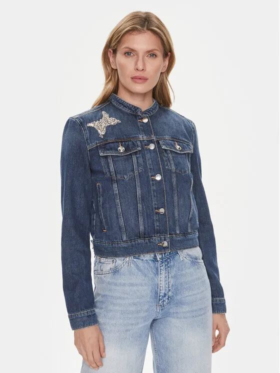 Jeansjacke · Dunkelblau