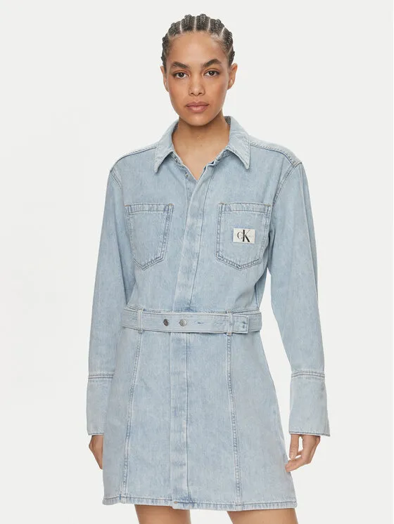 Jeanskleid · Blau · Mini