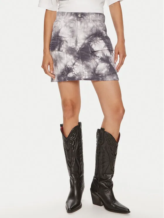 Jeansrock · Grau · Mini