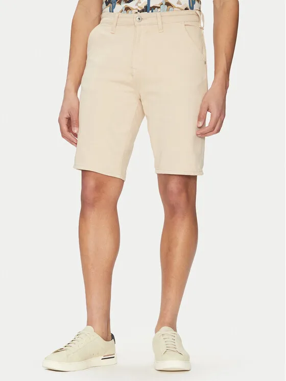Jeansshorts · Beige