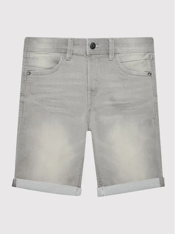 Jeansshorts · Grau