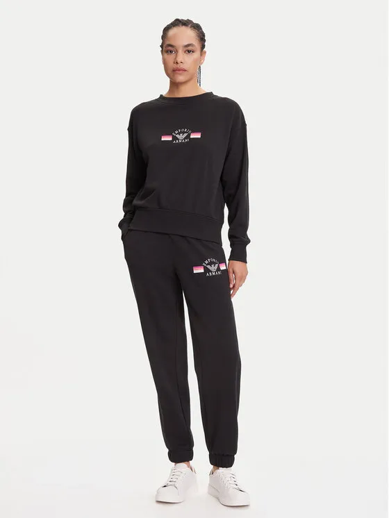 Jogginganzug EW000500 AF10882 UC001 Schwarz Regular Fit