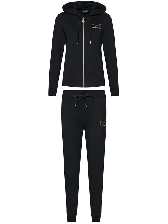 Jogginganzug · Schwarz · Regular Fit