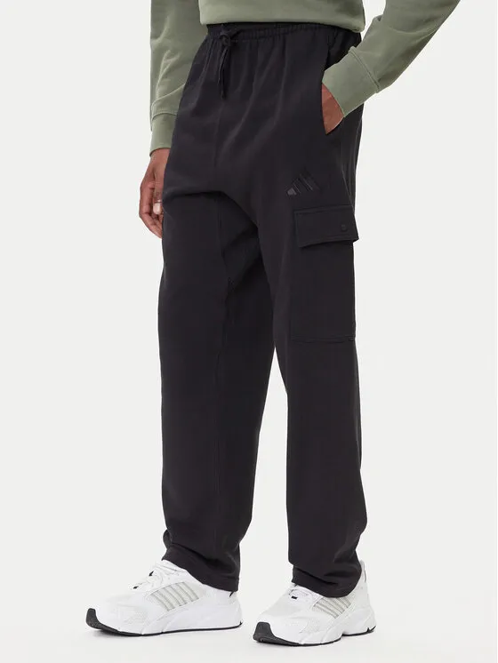 Jogginghose · Schwarz · Relaxed Fit