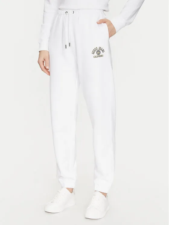 Jogginghose · Weiß · Regular Fit