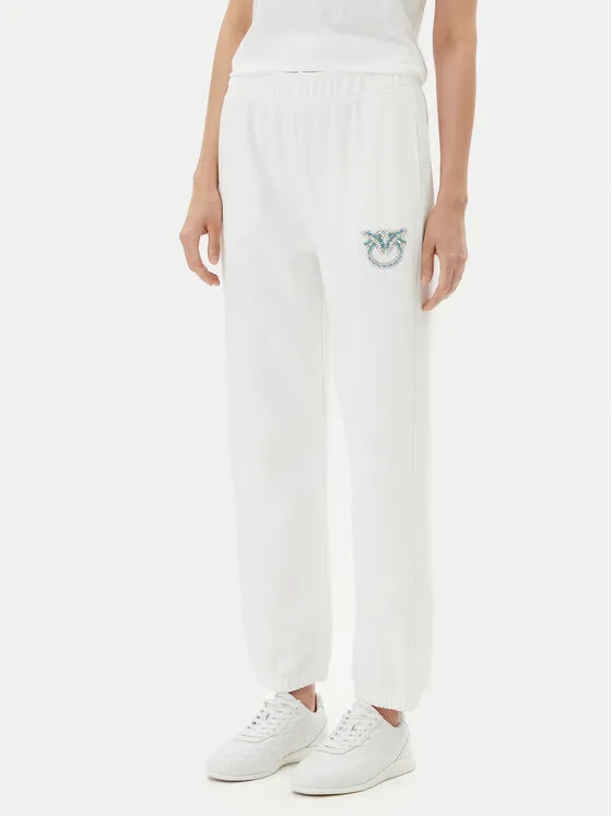 Jogginghose · Weiß · Regular Fit