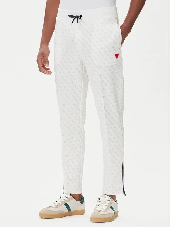 Jogginghose · Weiß · Regular Fit
