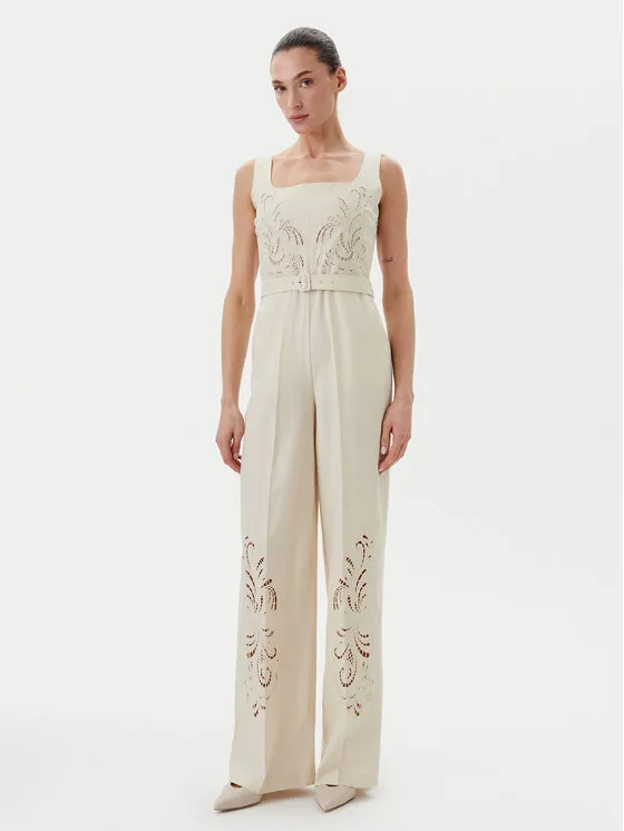 Jumpsuit · Beige · Lang
