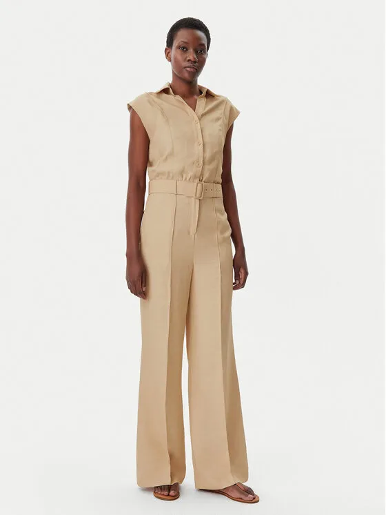 Jumpsuit · Beige · Lang