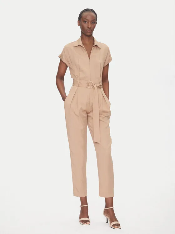 Jumpsuit · Beige · Lang