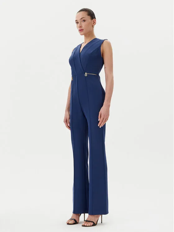 Jumpsuit · Blau · Lang