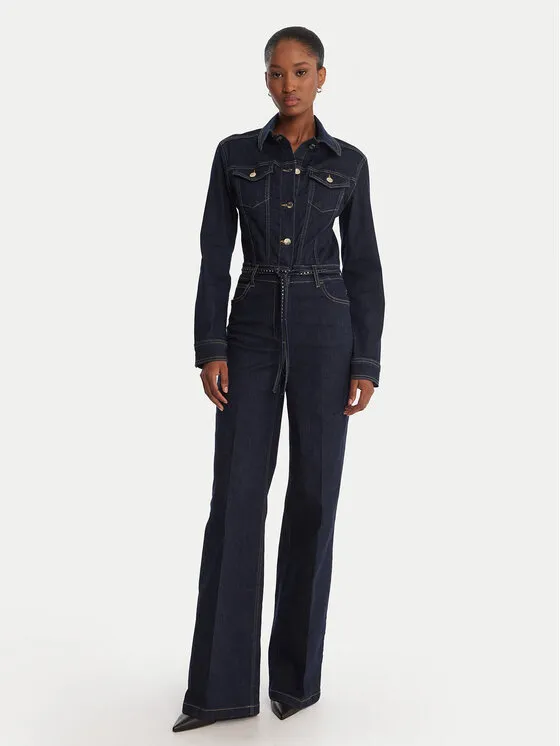 Jumpsuit · Blau · Lang