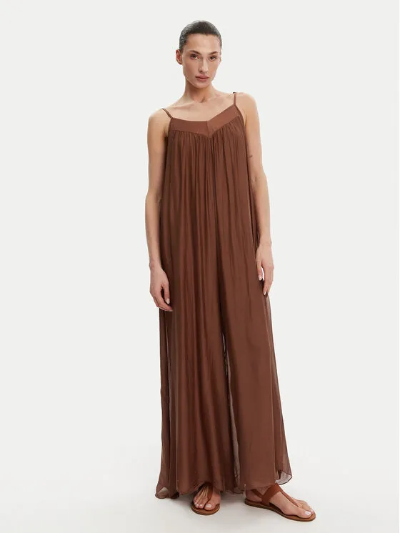 Jumpsuit · Braun · Lang