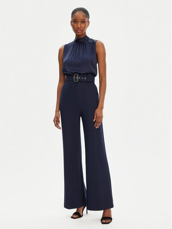 Jumpsuit · Dunkelblau · Lang