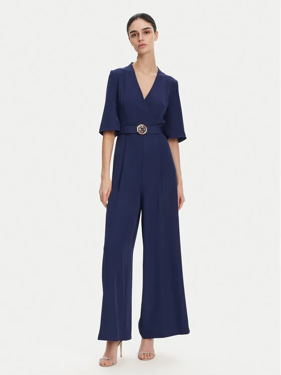 Jumpsuit · Dunkelblau · Lang
