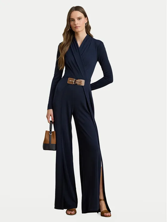 Jumpsuit · Dunkelblau · Lang