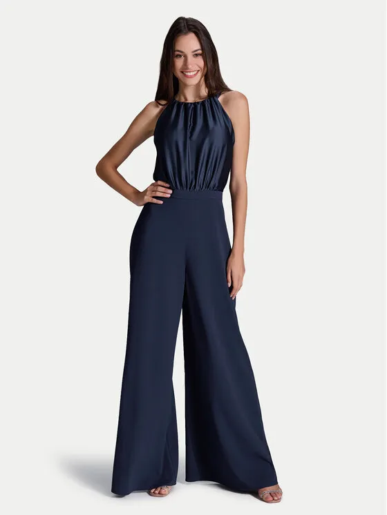 Jumpsuit · Dunkelblau · Lang