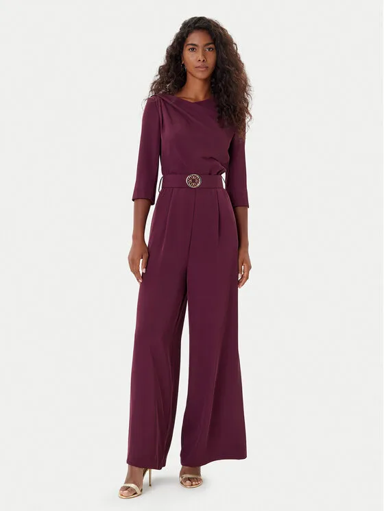 Jumpsuit · Dunkelrot · Lang