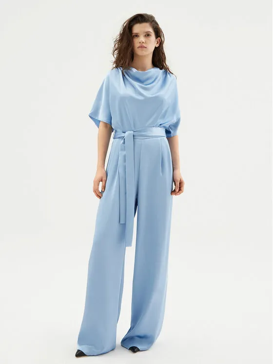 Jumpsuit · Himmelblau · Lang