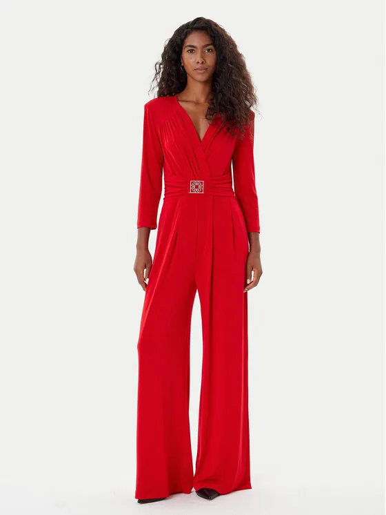 Jumpsuit · Rot · Lang