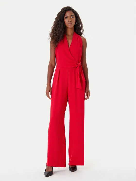 Jumpsuit · Rot · Lang