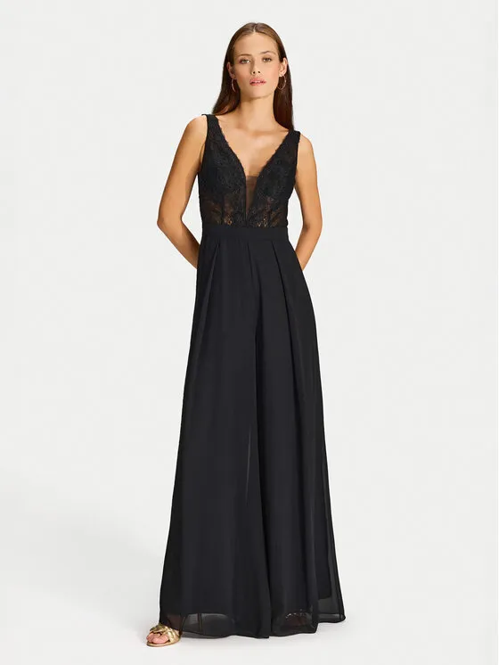 Jumpsuit · Schwarz · Lang